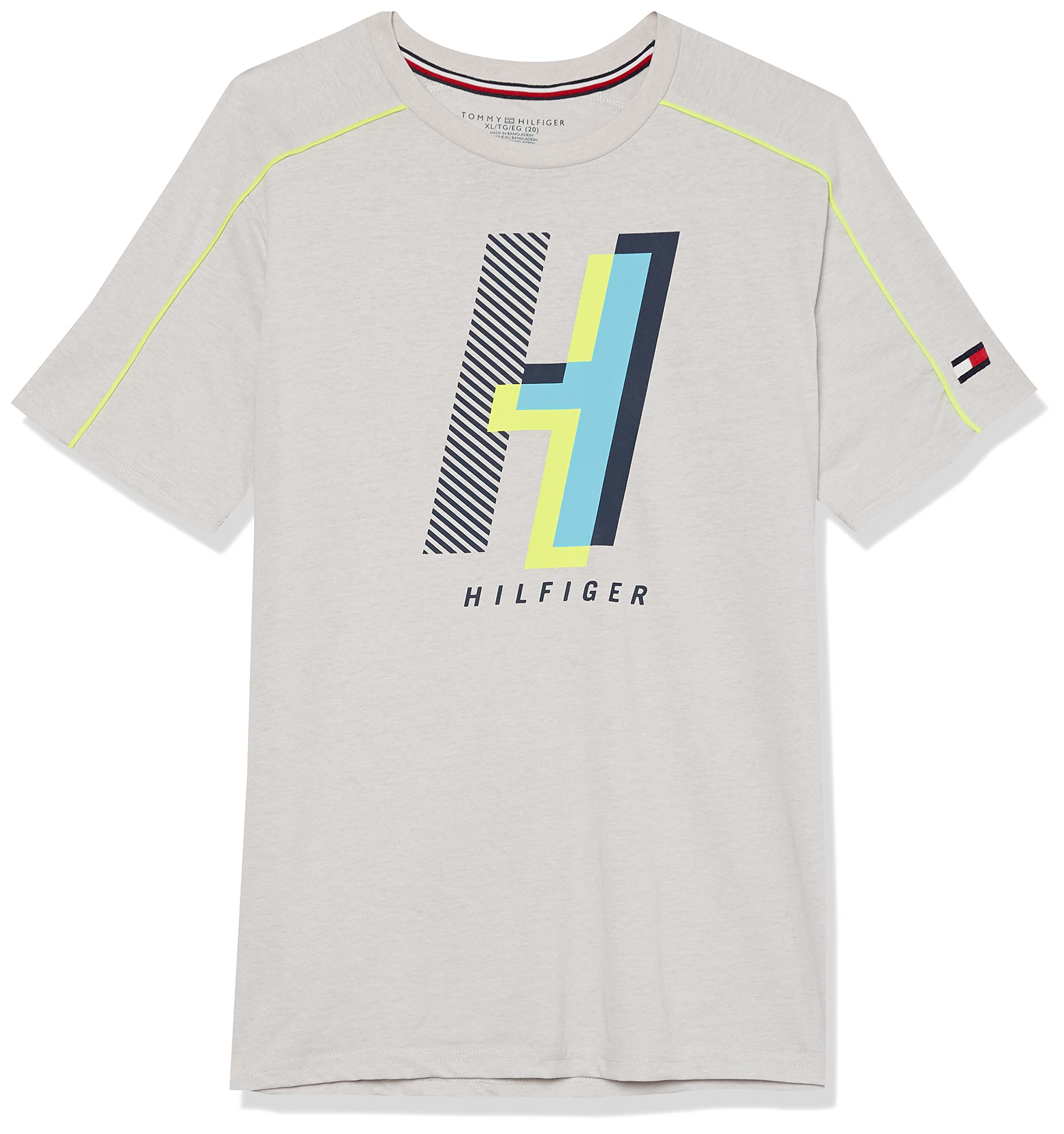 Tommy Hilfiger Boys' Short Sleeve Legacy Crew Neck T-Shirt